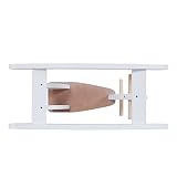 Labebe – Kinder Schaukelpferd – Plüsch ＆ Holz (Holzschaukelpferd(weiß)) - 6