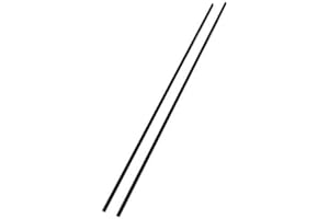 EsportsMJJ 2Pcs 5 mm De Diamètre X 500 mm De Fibre De Carbone Tiges pour Rc Avion Mat Pole