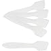 G2PLUS Waxing Spatulas Moisturizing Night Cream Spatula 100 PCS Small Plastic Spoons Disposable Lip Stick Applicator Face Make Up Cream Mixer (Straight)