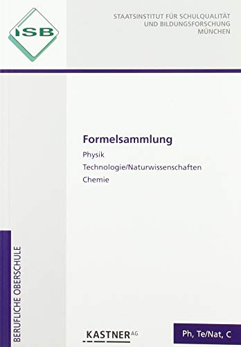 Formelsammlung Physik Technologie Chemie mit Merkhilfe Mathematik Technik