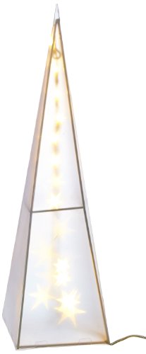 Preisvergleich Produktbild Brauns Heitmann LED Pyramide, 45 cm, 16-teilig , weiß 87499