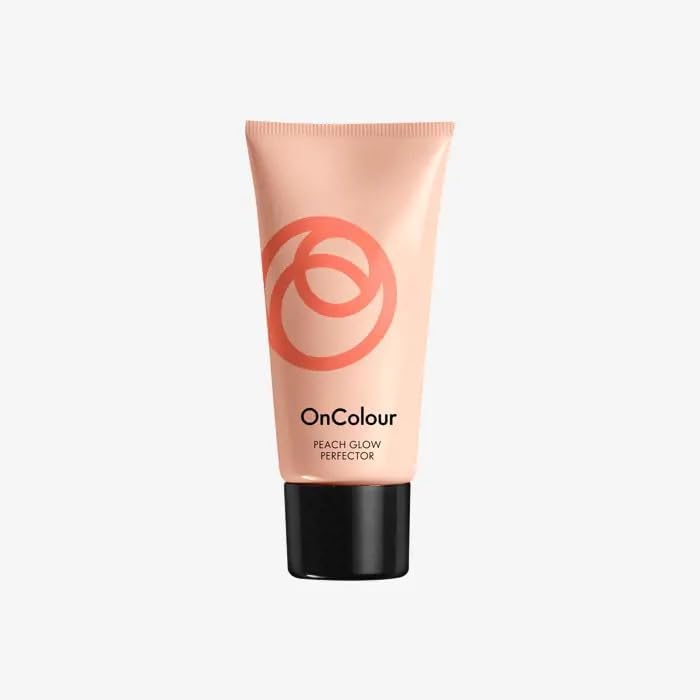 On Colour Peach Glow Perfector|Tinted moisturiser with a juicy scent|radiant natural finish|Natural Peach Oil and Vitamin C