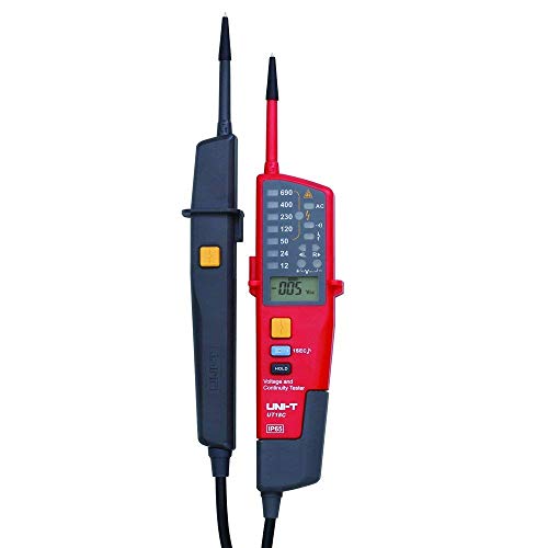 UNI-T UT18C Tester di tensione e continuità IP65, Indicazione di tensione tramite diodi LED