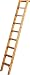 Produktbild ILLER-LEITER Geis&Knoblauch Stufenanlegeleiter Holz 2508 Industrie, 8 Stufen Sprossenleiter 4039665000960