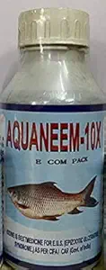 AQUANEEM 10x Stablised Iodine Fish Disease Control in Tanks Ponds Aqua Sanitizer BioFloc (250)