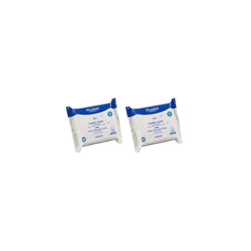 Mustela High Tolerance Face Wipes Pack of 2