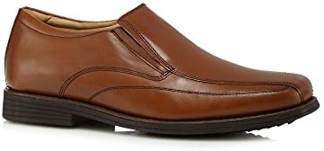 Henley Comfort Tan Leather Slip On Shoes