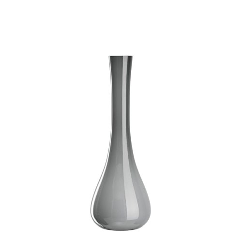 Leonardo Glas Vase Sacchetta, 50 cm, grau