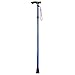Price comparison product image TOOGOO(R) Fold Folding Walking Stick Adjustable Lightweight Aluminium Non Slip Cane Pole - blue