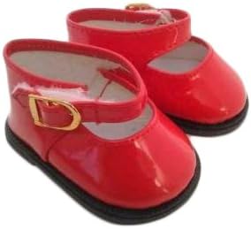 Red Patent Mary Jane Shoes for American Girl Dolls