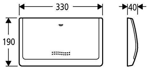 Grohe Classic Abdeckplatte, 37053P00 - 2