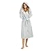 Produktbild OSYARD Damen Morgenmantel Saunamantel Bathrobe Nachtwäsche, Damen Winter Bademantel mit Kapuze,Plüsch Schal Sleepweer Hausmantel,Weich Bademantel,Coral Fleece Saunamantel Lang,Größen S bis XXXXXL