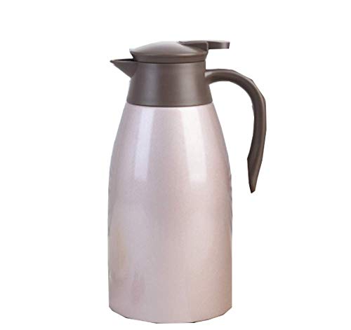 AA-SS Flacon Vide en Acier Inoxydable (Type 304) idal pour Le Service Table de caf Chaud ou Froid, de th ou d'eau, de Boissons et de Tasses pour la Sauce Isolation Double paroi avec Satin