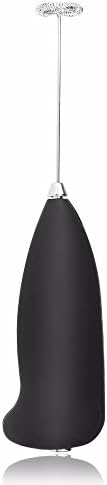Peritti Handheld Electric Milk Frother Wand Foam Maker for Expresso Coffee Latte Cappuccino (Black)