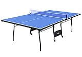 mesa ping pong interior decathlon La tabla dispone de 4 ruedas para un fácil transporte en todas las superficies off-road. se suministra con un desmontable Net.