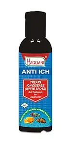 Haqqani Anti Ich 100ml Orignal Aquarium Medicine for All Aquarium Fish (Blue Colour Liquid)