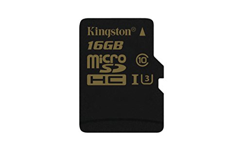 Kingston Gold microSD 16GB Class 3 (U3) Speicherkarte UHS-I Speed - 4