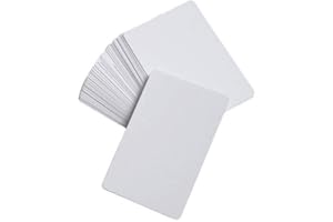 Amazing Child Montessori 200 GLOSSY BLANK CARDS Wipeable Premium Quality Cards