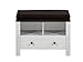 Produktbild Stella Trading ANLL213060 Bank in Lärche Nachbildung mit Sitzkissen braun, circa 100 x 48 x 40 cm