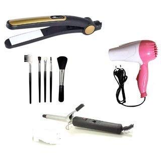 hair dryer curler straightener combo