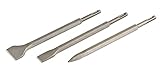 bohrhammer bosch gbh 5-40 dce Sortiment mit Flach-Meißel, SDS Plus, Maße: 20 mm breit und 250 mm lang - zum Abnehmen von Fliesen oder Putz