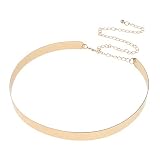 cinturon dorado rigido asos Ideal para túnicas, camisas largas, vestidos completos, blusas de gasa, chaqueta de abajo.
