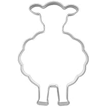 Schaf-Gesicht Ausstechform – 1-teilige Plätzchenform Aus Spülmaschinenfestem Material