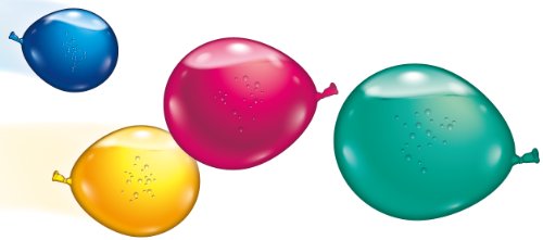 Karaloon 10019 – 50 Wasserbomben 8 cm, sortiert - 2
