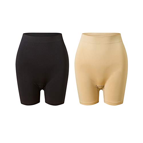 Amazingjoys Seamless Slip Shorts Women's Smooth Slip Panties for Under Dresses