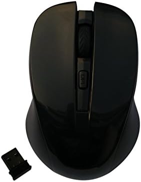 2.4Ghz Wireless Mobile Optical Mouse with 4 Buttons, 3 DPI Levels with USB Wireless Receiver