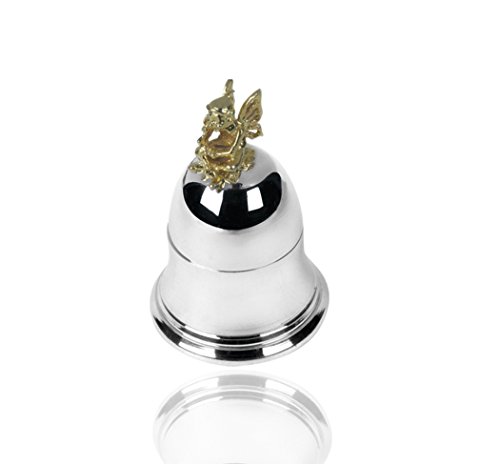 Sterling Silver Tooth Fairy Tooth Bell. Christening / New Baby Gift.