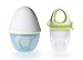 Kidsme Food Feeder Plus with Egg Silicone Grinder (Lime Green)