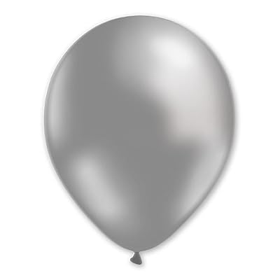 Aptafêtes Sachet de 20 ballons latex Balloon'Art© 12" ou 30 cm Argent nacrés