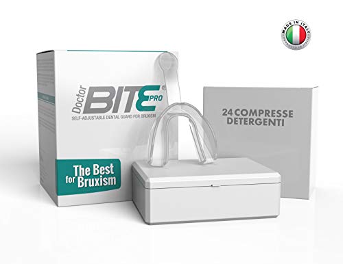Doctor Bite Pro - Férula dental automoldeable para combatir el Bruxismo (Transparente)