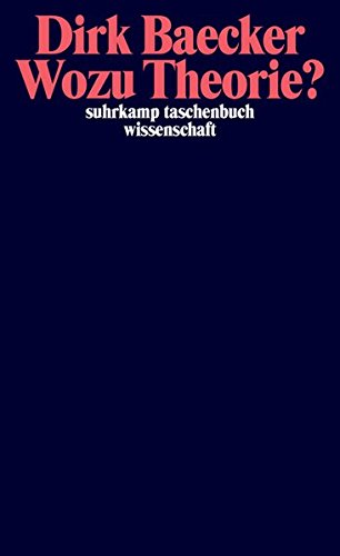 Wozu Theorie?: Aufsätze (suhrkamp taschenbuch wissenschaft)