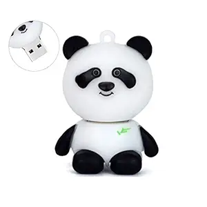 Flash Drive,DIGIBLUSKY 32GB Novelty Panda Shape Design USB 2.0 Animal Flash Drive Cute Memory Stick Thumb Drive Data Storage Pendrive Cartoon Jump Drive Gift (32G, Panda)