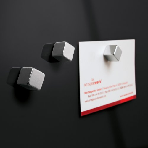 Sigel GL110 Glas-Magnetboard / Magnettafel artverum schwarz, 48 x 48 cm – weitere Farben - 7