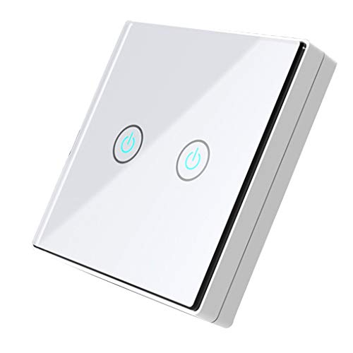 Preisvergleich Produktbild Mengonee Startseite Wireless Receiver Transmitter Noten-Schalter-Glasverkleidung Fernbedienung Lichtschalter Startseite DIY Modification