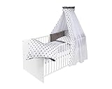 L: 143cm B: 77 cm H: 79 cm Schardt Komplettbett Classic weiß