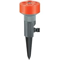 Gardena Classic 4-Flächenregner Twist-Aktion: Sprühregner für vier verschiedene Flächenarten (Kreis, Halbkreis, Quadrat…