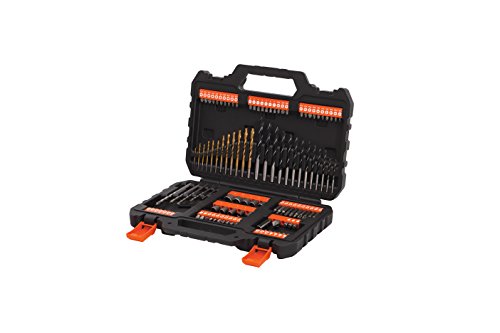 Black+Decker A7200-XJ - Kit para taladrar y atornillar 109 piezas. Brocas