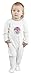 NEBULUS Baby romper suit LULUS, body, overall baby / toddler, cream white (Q231), 3 months