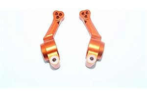 GPM Traxxas Rustler 4X4 VXL (67076-4) Tuning Teile Aluminium Rear Knuckle Arm - 2Pc Set Orange