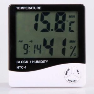 Preisvergleich Produktbild Digitale Temperatur-Feuchte-Messgerät LCD-Thermometer