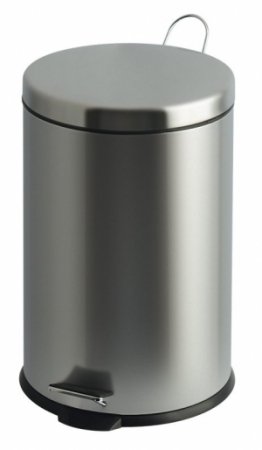 V-Part VB 222220 Tretmülleimer 20 Liter, edelstahl matt
