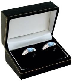 CGBlack Leatherette Double Ring Box - (996 245)
