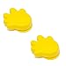 Happy Hands Door Stopper 2 Pack - Yellow