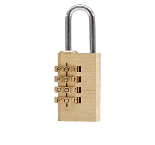Preisvergleich Produktbild GreatFun Digit Password Padlock Kombinationsschloss Sicherheitsschloss Wetterfestes Vorhängeschloss mit 4-stelliger Nummer für Schule, Fitnessstudio, Outdoor Shed Locker Sicherheitsschloss