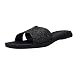 Produktbild Damen Hausschuhe Sommerschuhe Strandschuhe Badeschuhe Outdoorschuhe Wasserdicht Frauen Mädchen Sommer Flip Flops Schuhe Flach Sandalen Slipper mit Rutschfest Weiche Sohle (EU:41, Schwarz)