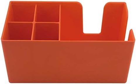 Plastic Bar Caddy Bar Aide Bar Storage Bar Organiser Bar Pub Condiment Caddy Napkin Holder Straw Holder by Chabias Ltd (Orange)